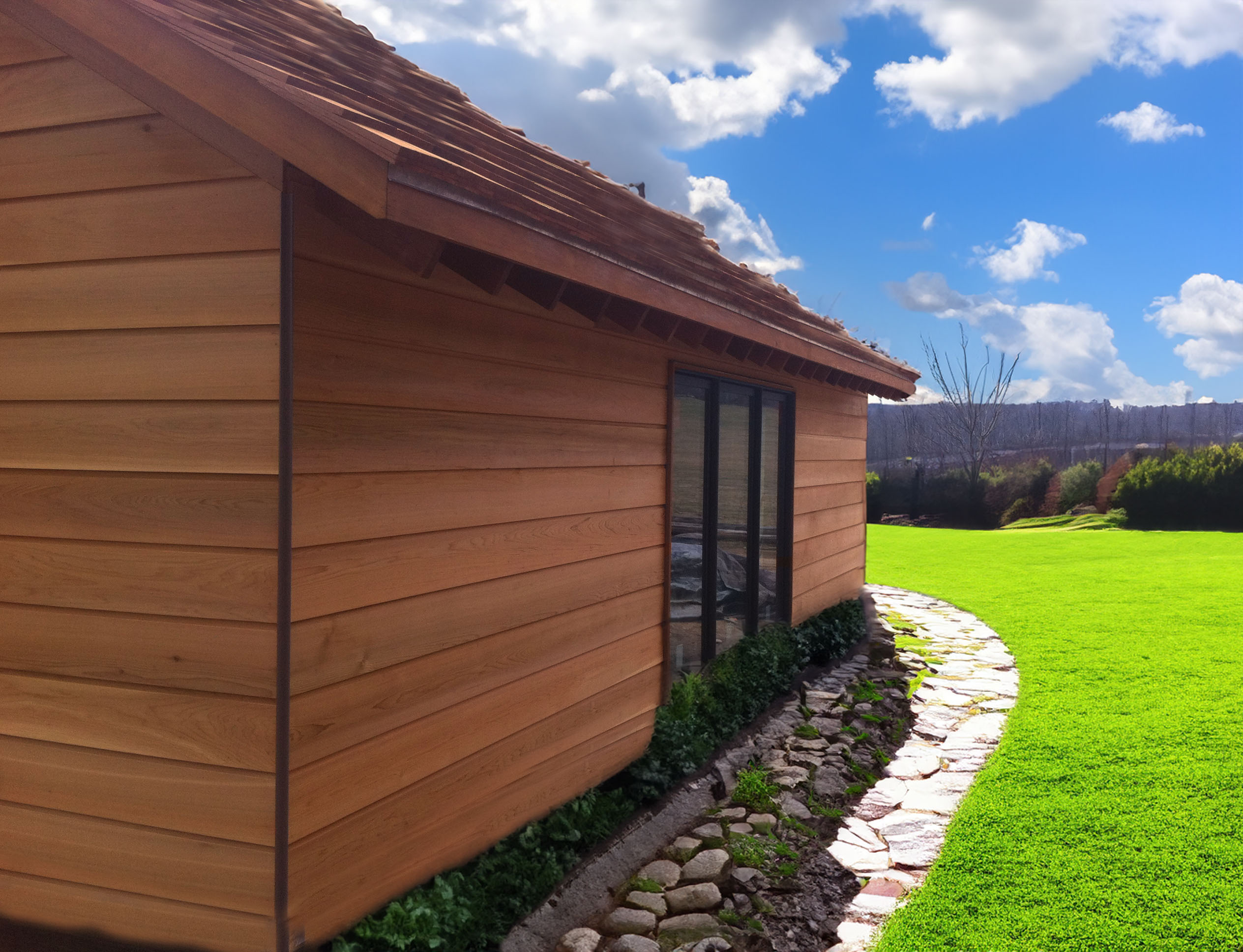 Tongue-and-Groove Cedar for a Large Custom Home: Ordering the Whole Facade