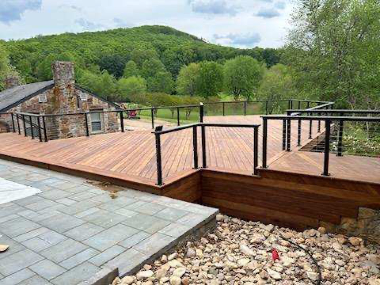 Several tropical hardwood decking species compared