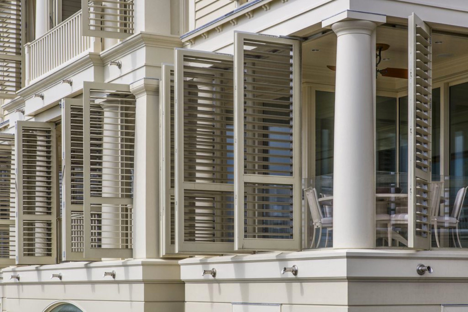Milling Custom Exterior Shutters and Louvers in Rot Resistant Hardwood, and Who Sets the Pintle Standoff