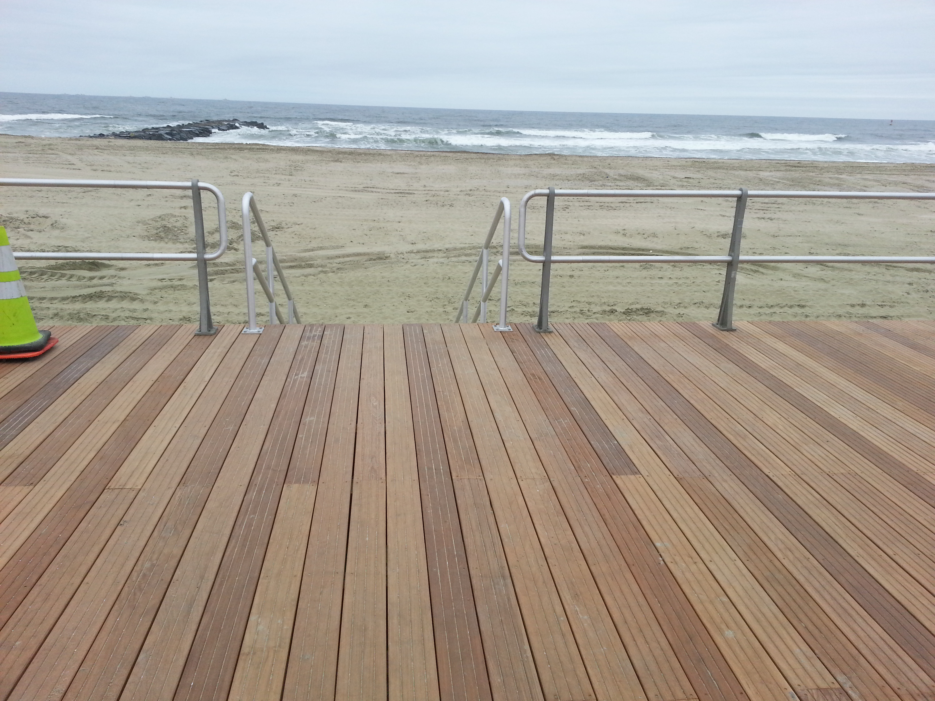 Jatoba detail on a commercial seating installation